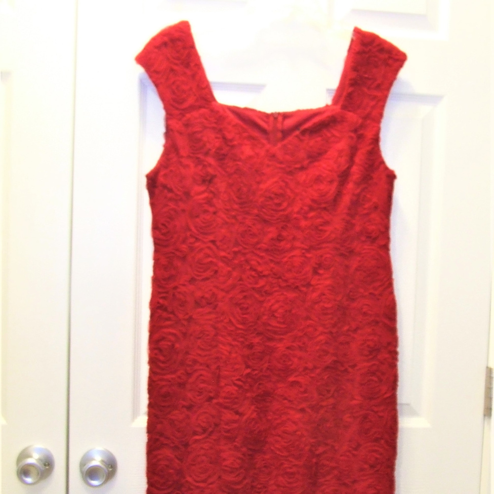 Connected Petite Red Dress